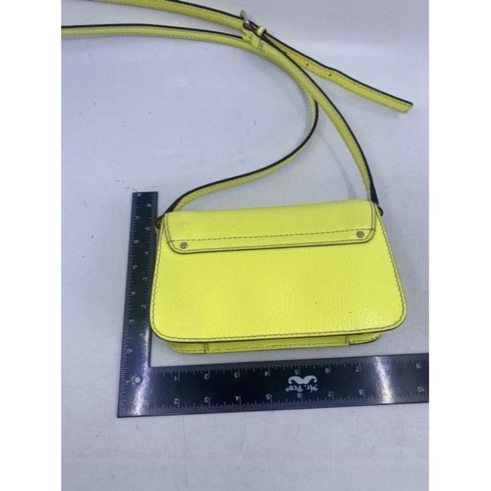 Kate Spade Small Yellow Leather Cross Body Bag - Picture 4 of 7